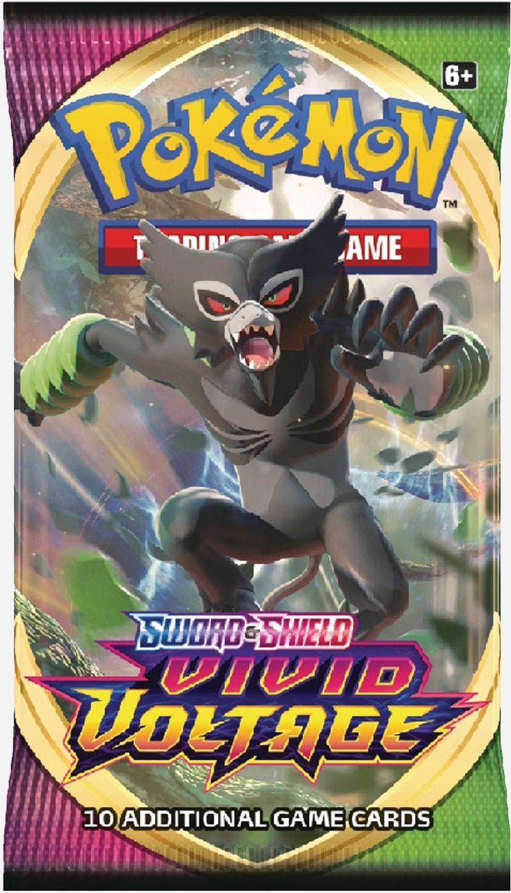 Pokemon Sword & Shield – Vivid Voltage Booster Pack - WiredVillage Games - The Pokémon Company